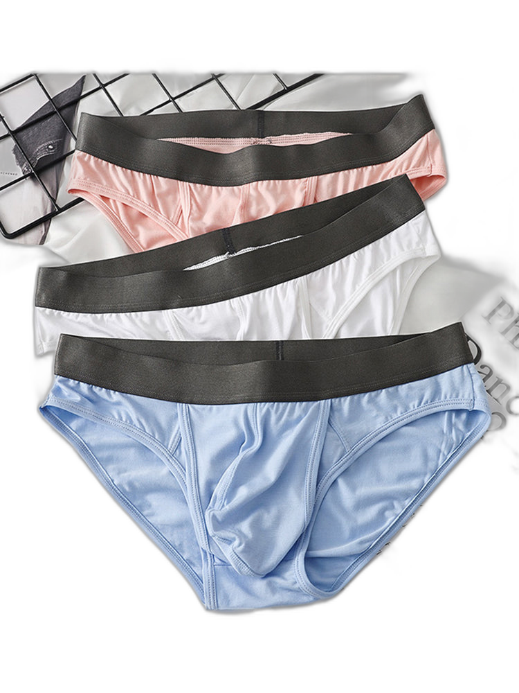 3-pack Men's Open Crotch Sexy Bullet Briefs