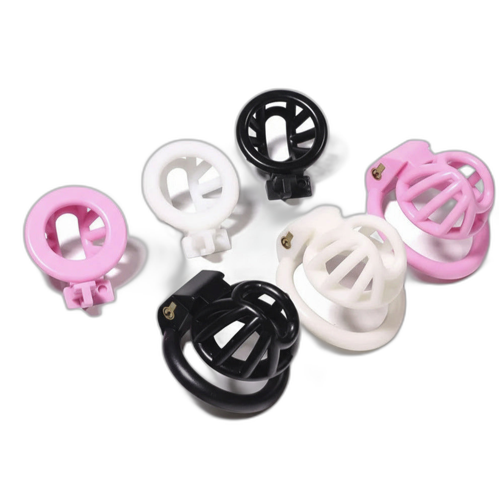 Bar Vent Chastity Cage With 4 Ring Sizes
