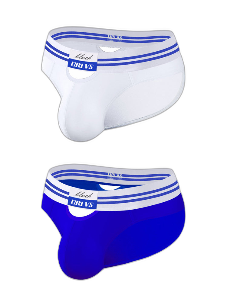 2 Pack Men's Low-Rise Breathable Modal briefs