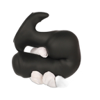 ELITE Liquid Silicone Canine Milker Plug Black 5.1 Inch