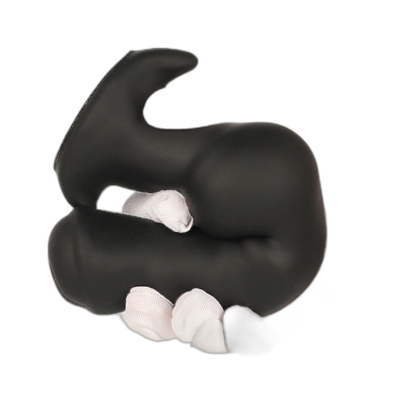 ELITE Liquid Silicone Canine Milker Plug Black 5.1 Inch