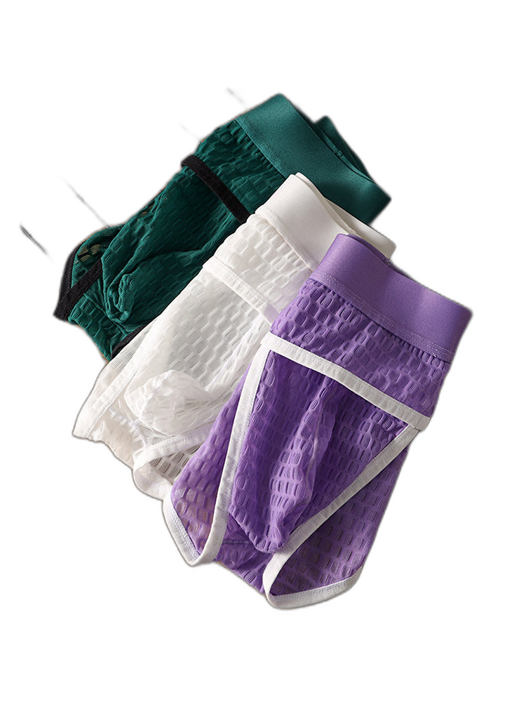 2 Pack Men's Lace Breathable Briefs