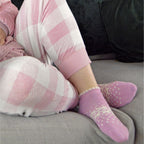 1 Pack Ladies Thermal Low Cut Wool Non Slip Ankle Slipper Socks