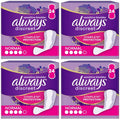 4 x Always Discreet Liners - 24 PACK