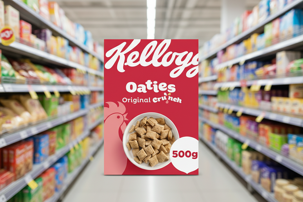 6 x Kellogg's Oaties Original Crunch  - 500G