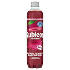 12 x Rubicon Spring Black Cherry Raspberry Flavoured Sparkling Spring Water 500Ml