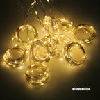 LED Curtain Garland On The Window USB String Lights Remote Control Christmas Decorations For Home Room