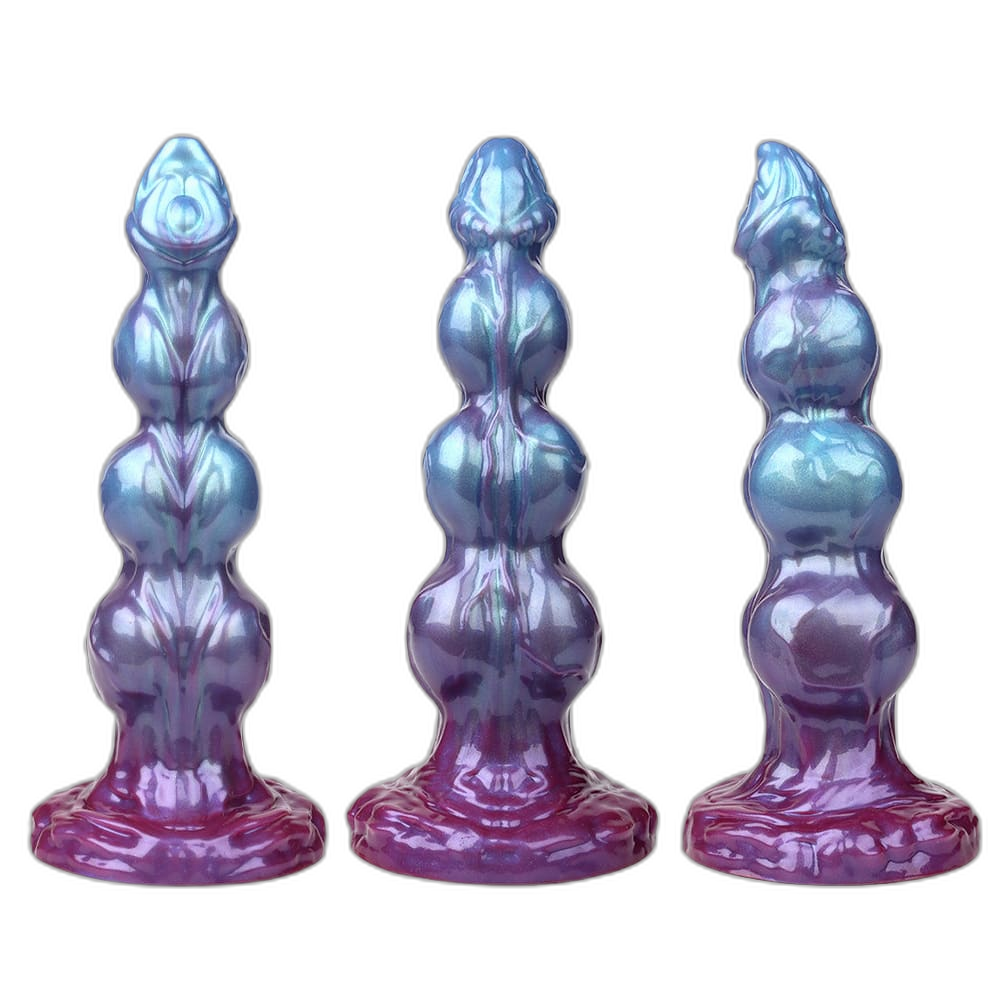 Nebulon - 3 Knots Dildo - Alien Fantasy Dildo - 3 Sizes