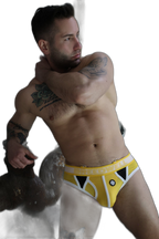 Breedwell Retro Remix Briefs Yellow
