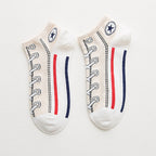 Combed Cotton Deodorant Breathable Boat Socks