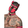 Mr S Leather NEOPRENE Puppy Hood | Black & Pink