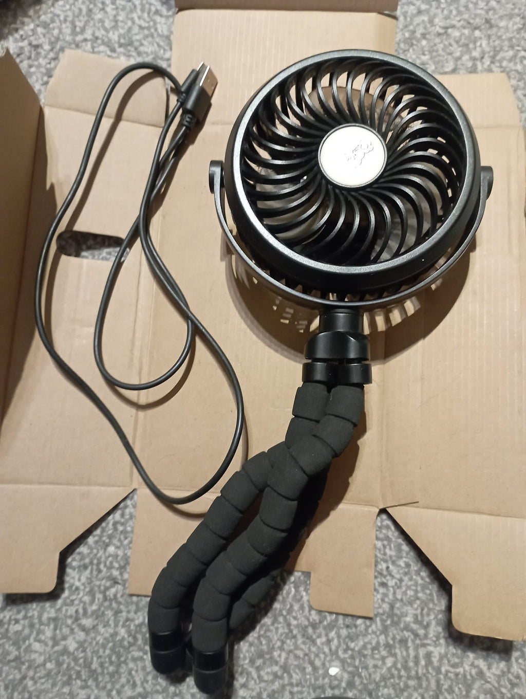 LED night light BATTERY FAN