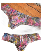 4-pack Men's Lace Print Sheer Mesh Bohemian Boxer Briefs
