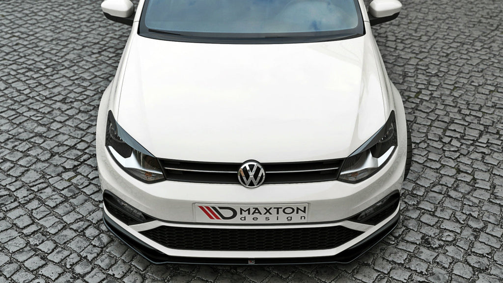 Maxton Design - FRONT SPLITTER V.2 VW POLO MK5 GTI (FACELIFT) (2014-2017)