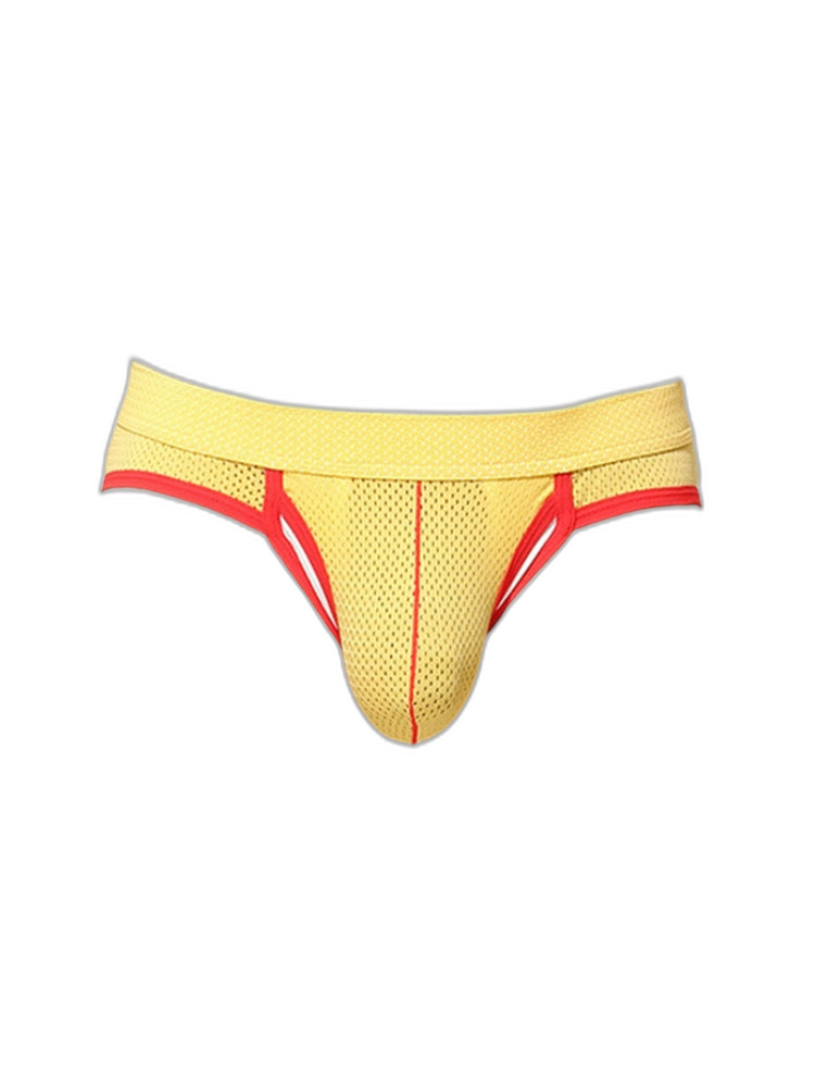 2 Pack Men's Breathable Side-Open Thin and Lightweight Supportive Fit Briefs