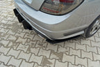 Maxton Design - MERCEDES C W204 AMG-LINE FACELIFT REAR DIFFUSER & REAR SIDE SPLITTERS