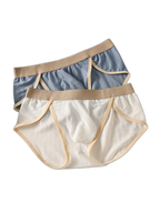 2 Pack Men's Breathable High-Stretch Seamless Comfort Odor-Control Briefs