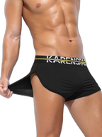 2 Pack Men's Comfortable Lounge Sport Boxer Briefs