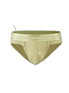 2 Pack Men's Waffle-Knit Cotton Separable Scrotum Support Briefs