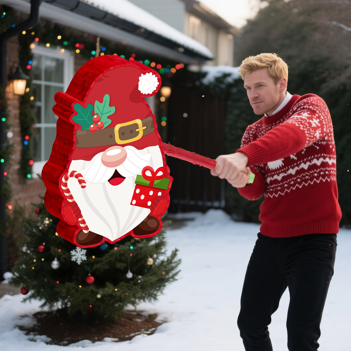 Creative Home Christmas Elf Pinata Decorations