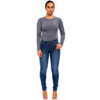 Enzo Womens Skinny Stretch Jeans Ladies New Denim Slim Fit Pants UK Size 8-22