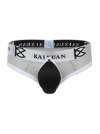 2 Pack Men's Breathable Mesh Removable U-Shaped Pocket Thongs