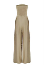 Loose Tube-top Jumpsuit Ins Fashion Backless Wide Leg Long Pants Overalls Women's Clothing