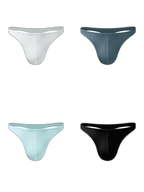 4 Pack Men's Sexy Pouch T-Back Thongs
