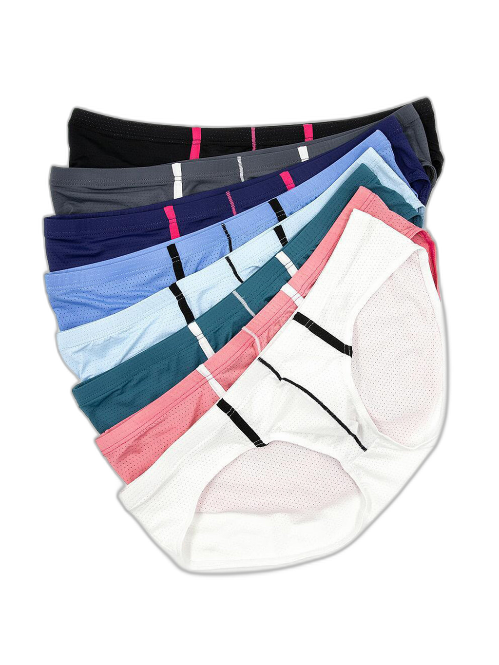 4 Pack Men’s Low-rise Breathable Mesh Briefs