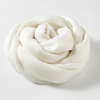Artistic Sunscreen Solid Color Cotton And Linen Scarf