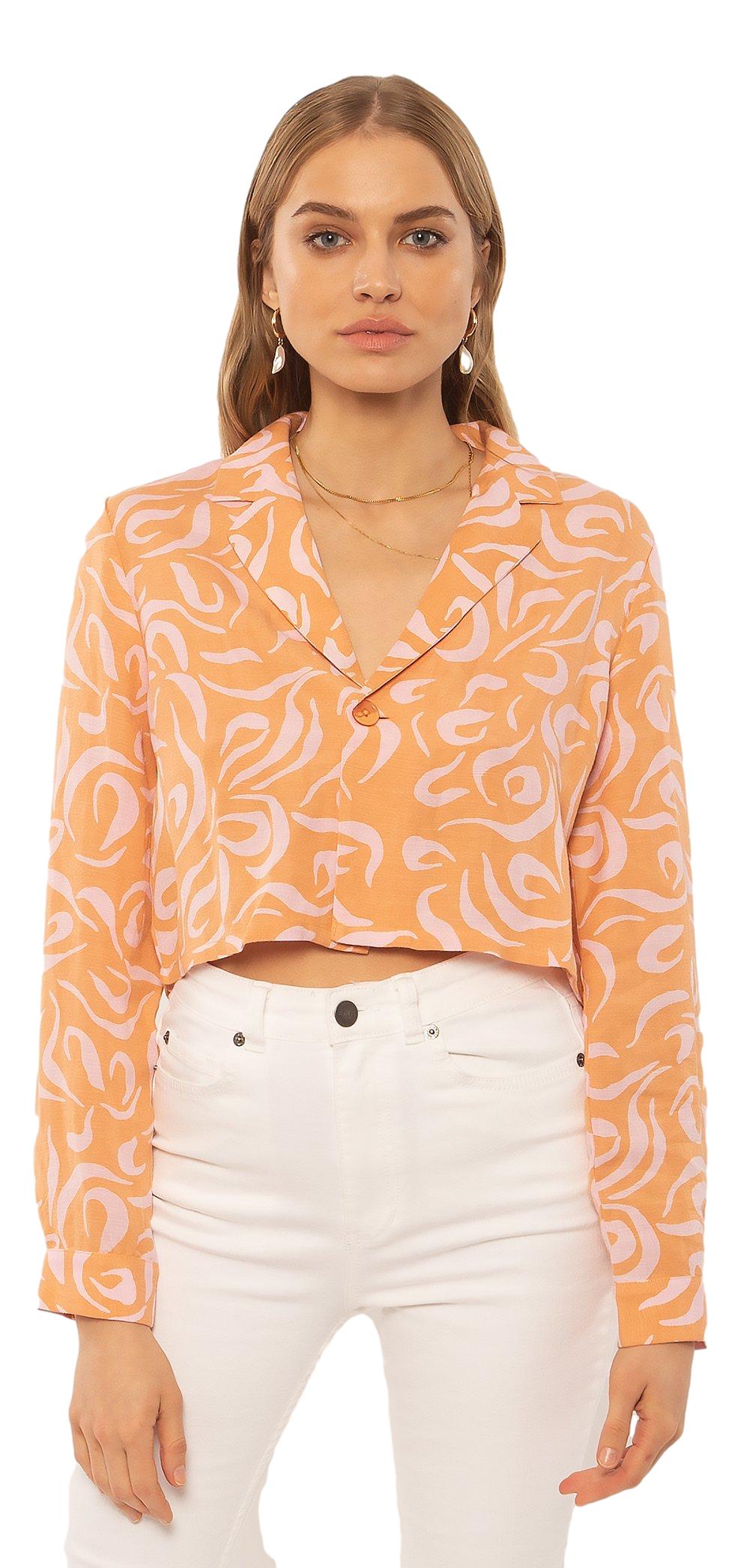 Amuse society Faye woven top