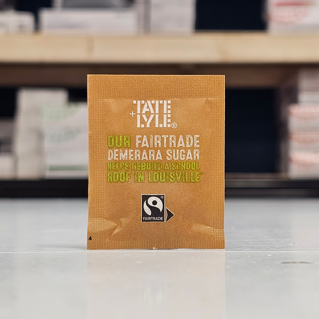 Tate & Lyle White, Brown & Demerara Sugar Sachets | Fairtrade Individual Portions for Coffee & Tea | Bulk Catering Packs