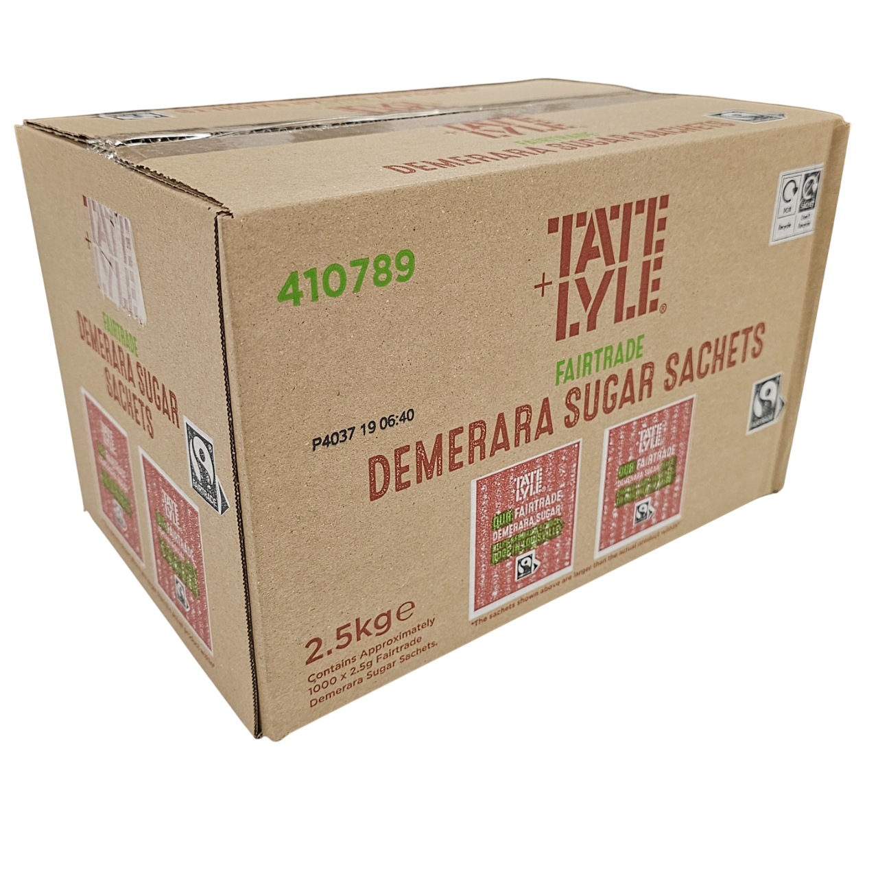 Tate & Lyle White, Brown & Demerara Sugar Sachets | Fairtrade Individual Portions for Coffee & Tea | Bulk Catering Packs