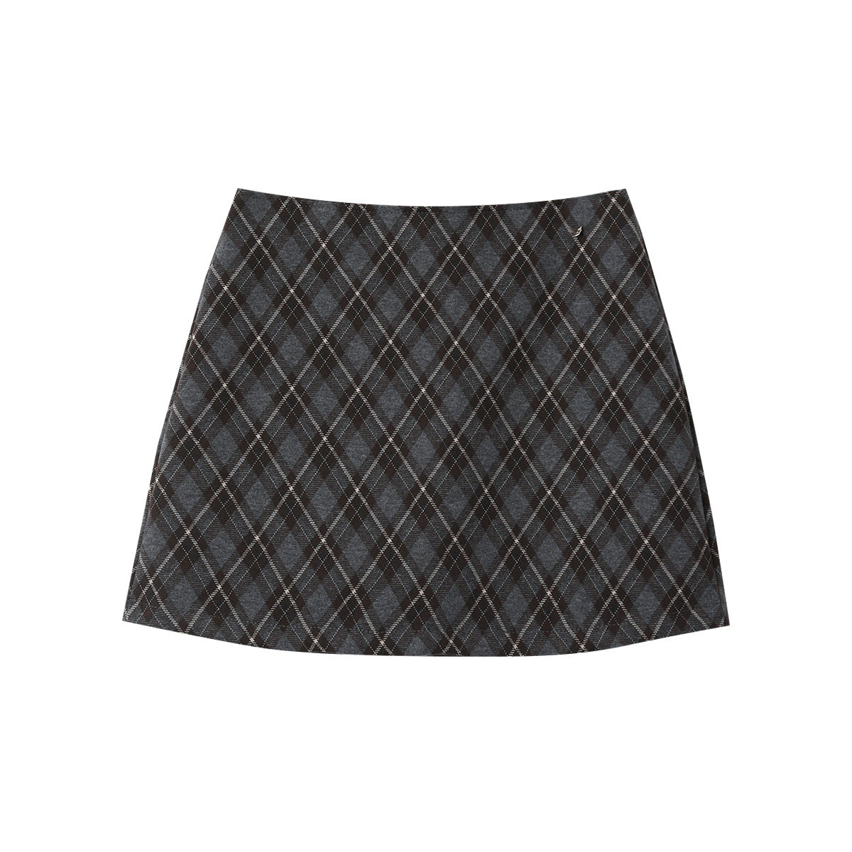 Retro Collegiate-style Tweed Mini Skirt Women's Skirt High-waisted Plaid Bodycon Skirt
