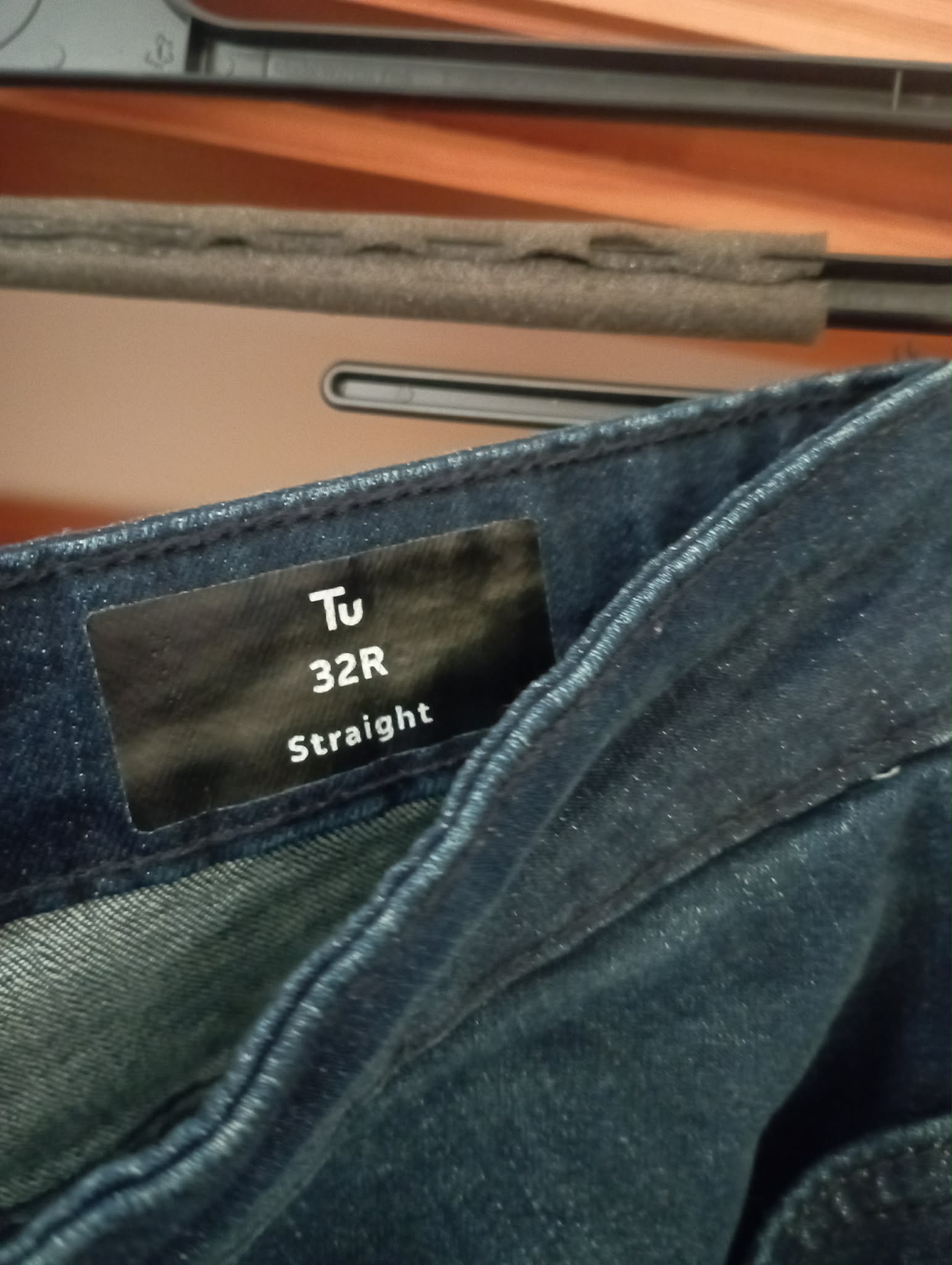 MENS TU 32R STRAIGHT JEANS