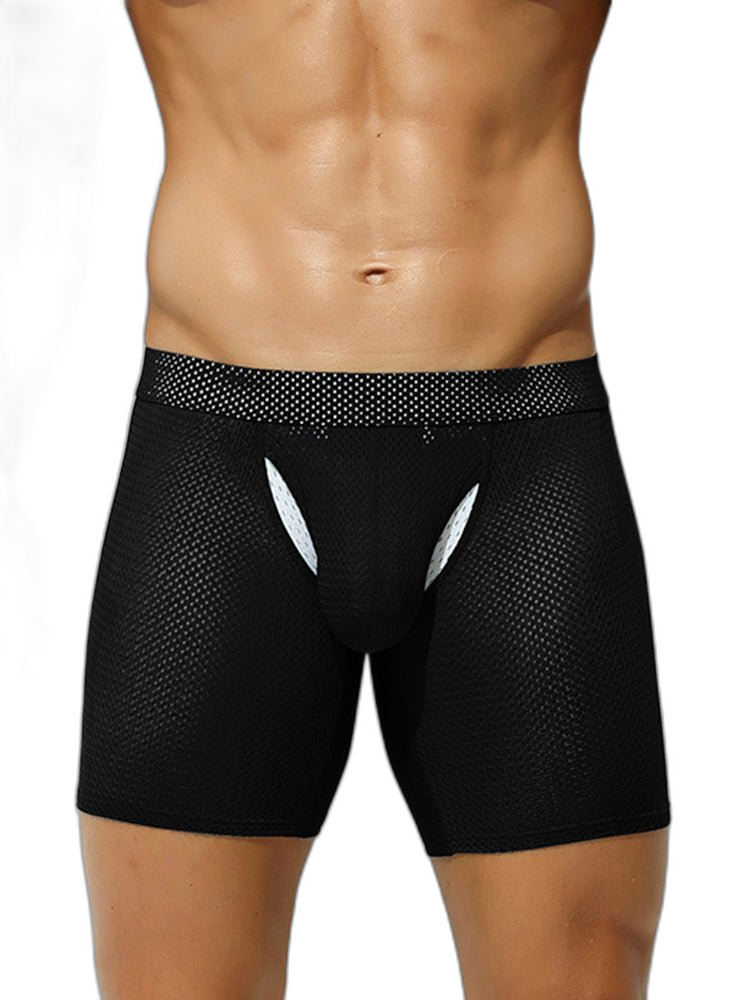 2 Pack Men's Sporty Cut Anti-Chafing Breathable Stretch Fit Midway Briefs