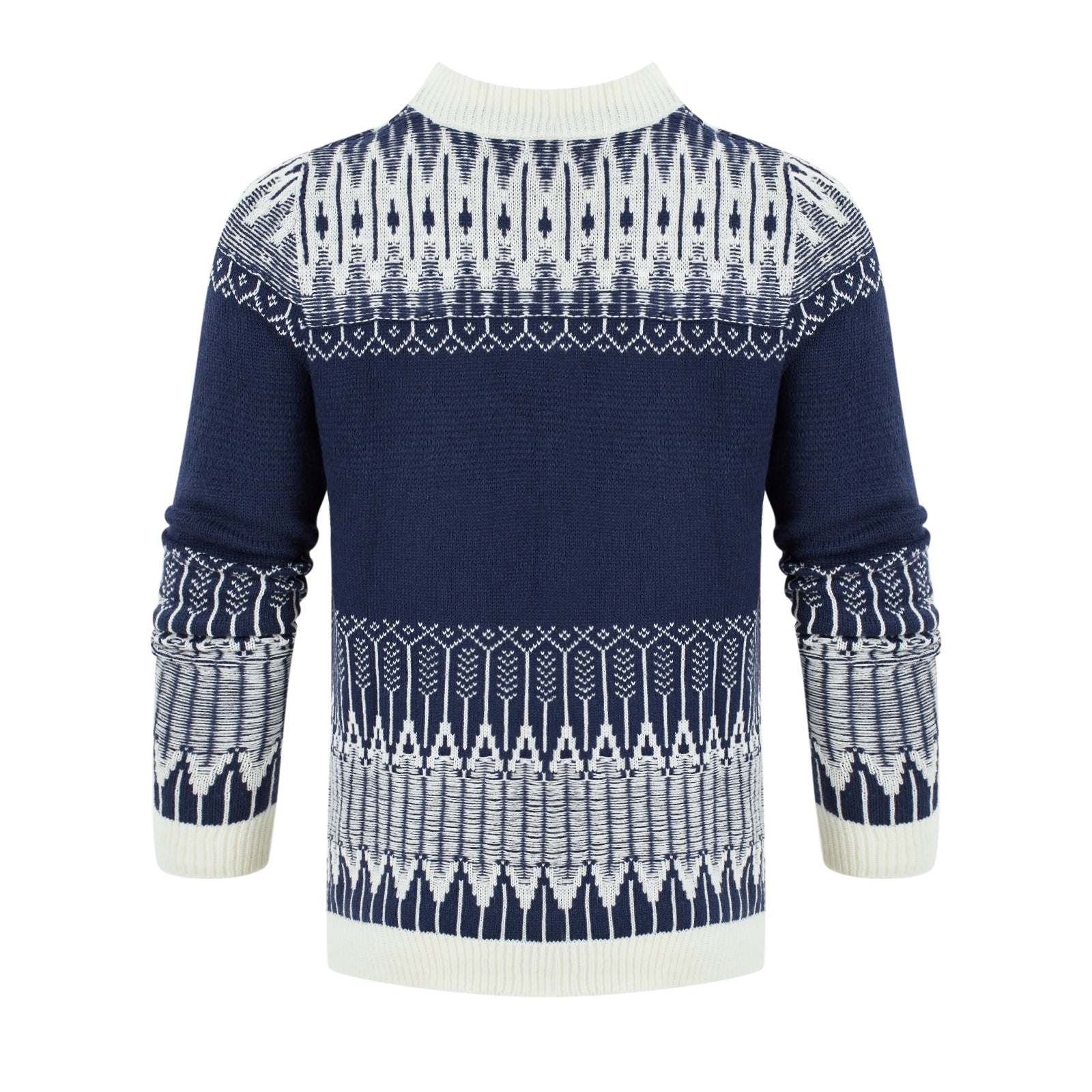 Men's Knitted Sweater Fashion Long-sleeved Pullover Tops Fall And Winter Clothing