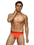 4 Pack Men's Sexy Nylon Low-Rise Comfortable Thong & Strings