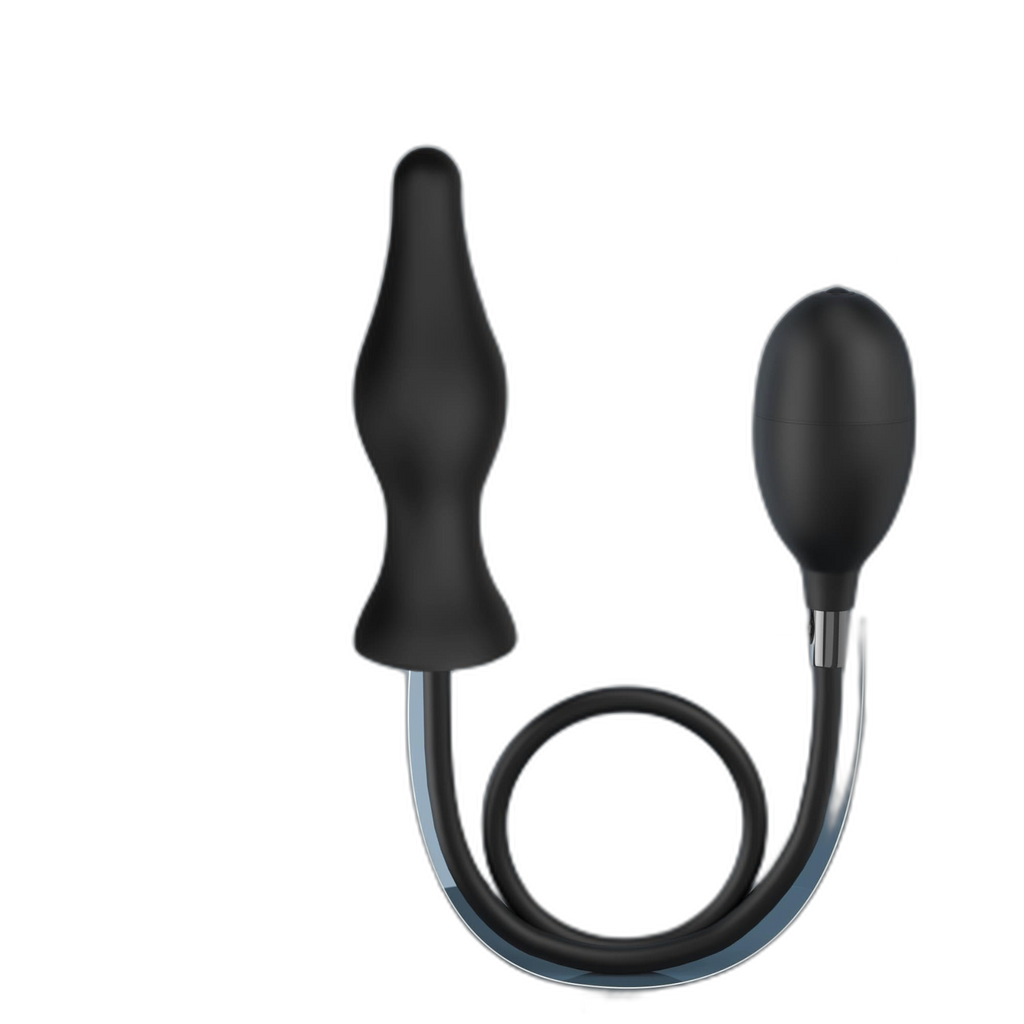 Spiral - Inflatable Butt Plug - Silicone Anal Plug