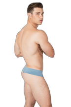 CHEEKY Thong Briefs - Smoky Blue