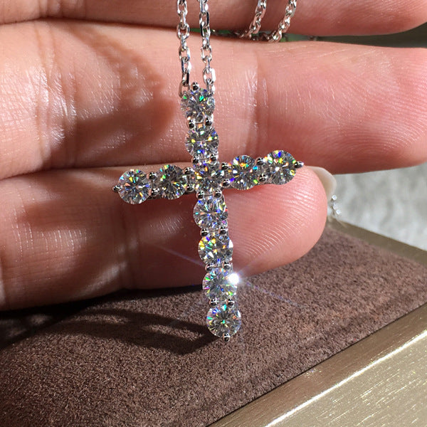 Zircon Jewellery Cross Necklace