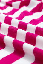 Rose Red Striped Blouse Women UK | Casual Summer