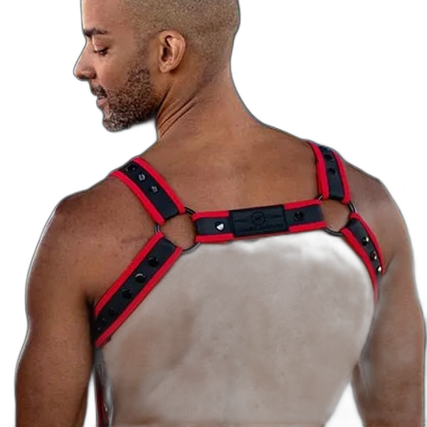 Mr.S Leather FuckGear Crossbow Harness Black/Red
