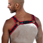 Mr.S Leather FuckGear Crossbow Harness Black/Red