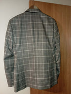 MENS checkered dress jacket SLIM FIT 38 SMALL UK