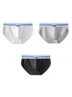 3-pack Men's Sexy High-cut Breathable Briefs