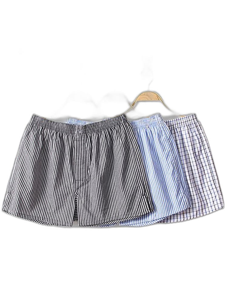 3 Pack Men's Cotton Loose Boxers