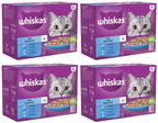 4 x Whiskas 1+ Fish Favourites In Jelly 12 X 85G (1.02Kg)