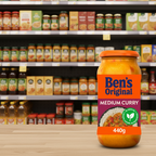 6 x Bens Original Medium Curry Sauce 440G