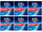 6 x Finish Dishwasher Salt 2Kg